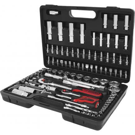 KS TOOLS 918.0796 - 1/4" + 1/2" CHROME plus Coffret de douilles(96 pcs)