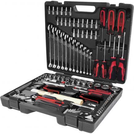 KS TOOLS 918.0797 - Coffret de douilles et cliquets 1/4'' + 1/2'' CHROME plus ® (97 pcs)