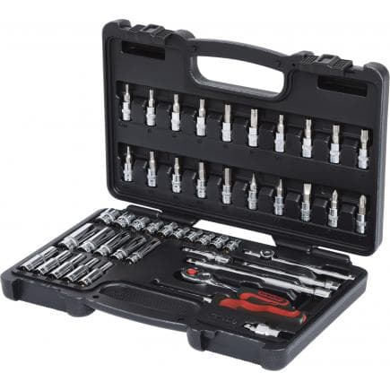 KS TOOLS 918.0847 - 1/4" CHROME plus Coffret de douilles (47 pcs)
