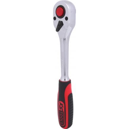 KS TOOLS 918.1290 - 1/2" Cliquet réversible CHROME plus, 72 dents