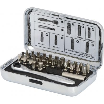 KS TOOLS 918.4600 - 1/4" Coffret d'embouts CHROME plus (31 pcs)