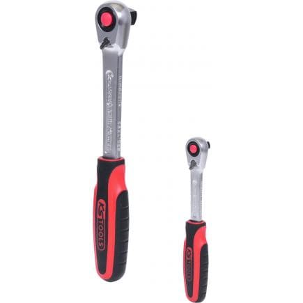 KS TOOLS 920.0002 - Coffret de cliquets réversibles SlimPOWER 1/4"+1/2" (2 pcs)