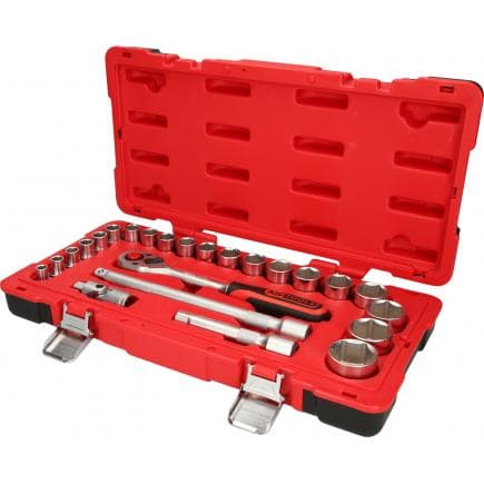KS TOOLS 951.0624 - 1/2" Coffret de douilles (24 pcs)