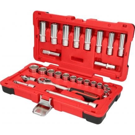 KS TOOLS 951.0627 - 3/8" Coffret de douilles (27 pcs)