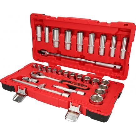 KS TOOLS 951.0630 - 1/2" Coffret de douilles (30 pcs)