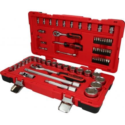 KS TOOLS 951.0668 - 1/4"+1/2" Coffret de douilles (68 pcs)