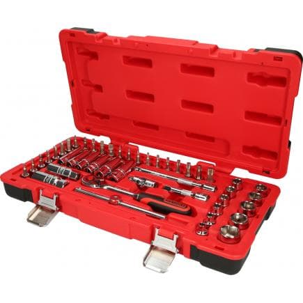 KS TOOLS 958.0646 - 3/8" CHROME plus Coffret de douilles (46 pcs)