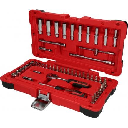 KS TOOLS 958.0652 - 1/4" CHROME plus Coffret de douilles (52 pcs)