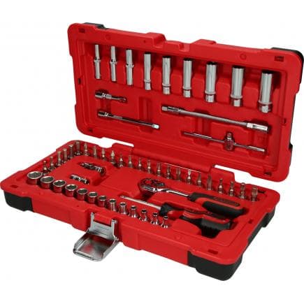 KS TOOLS 958.0654 - 1/4" CHROME plus Coffret de douilles (54 pcs)