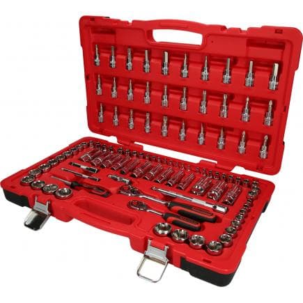 KS TOOLS 958.0699 - 1/4"+3/8" CHROME plus Coffret de douilles (100 pcs)