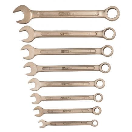 KS TOOLS 963.7305 - Jeux de clés mixtes, coudé BRONZE plus (12 pcs) 10-32mm