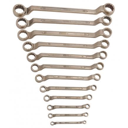 KS TOOLS 963.7437 - Jeux de clés polygonales BRONZE plus, coudée 6-32 mm (12 pcs)