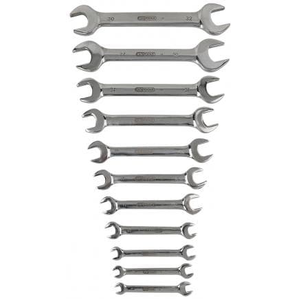 KS TOOLS 964.2245 - Jeu de clés à fourche doubles coudées EDELSTAHL (11 pcs)