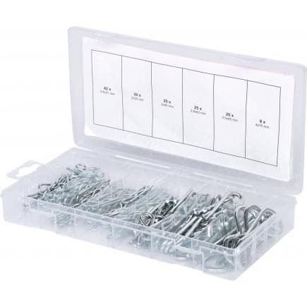 KS TOOLS 970.0060 - Assortiment de goupilles Beta, 1,8x33 - 3,9x75 (150 pcs)