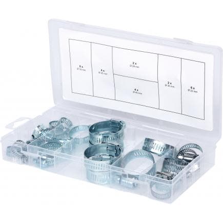 KS TOOLS 970.0070 - Assortiment de colliers de serrage, ø 16-40mm (26 pcs)