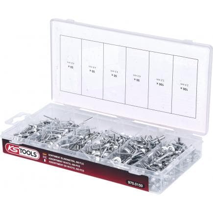 KS TOOLS 970.0150 - Assortiment de rivets (400 pcs)