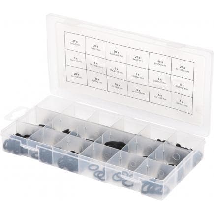 KS TOOLS 970.0180 - Assortiment de joints toriques, ø 3-22mm, (225 pcs)