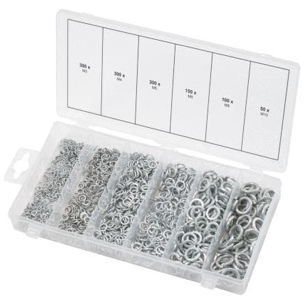 KS TOOLS 970.0220 - Assortiment de rondelles, M3-10 (1200 pcs)