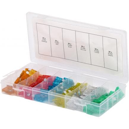 KS TOOLS 970.0250 - Assortiment de fusibles,5-30A, Zinc (120 pcs)