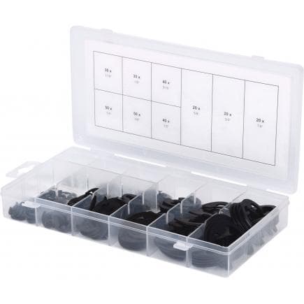KS TOOLS 970.0320 - Assortiment de circlips de type E en pouces (300 pcs)