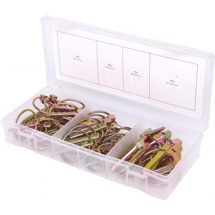 KS TOOLS 970.0550 - Assortiment de goupilles clips (50 pcs)