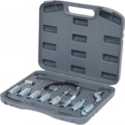 KS TOOLS 980.1100 - Jeu d'adaptateurs pour pompe à graisse (7 pcs)