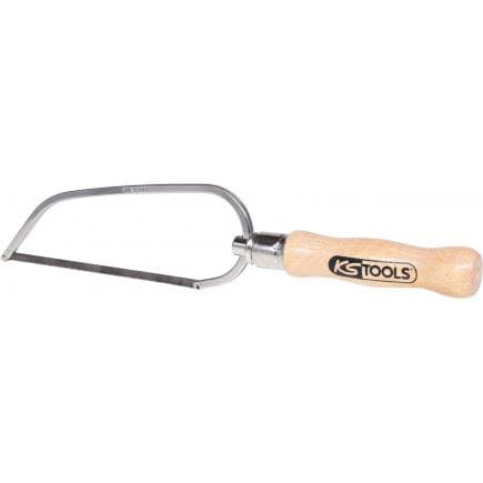 KS TOOLS 997.1217 - Petite scie à main avec poignée réglable en bois, 150mm