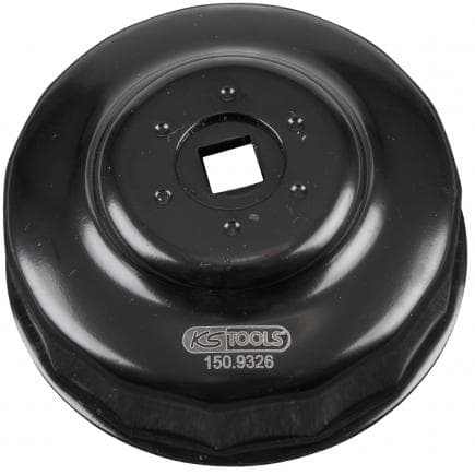 KS TOOLS 150.9326 - 3/8" Cloche pour filtre à huile 80-15