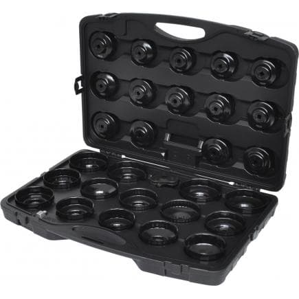 KS TOOLS 150.9350 - 3/8" Jeu de cloches filtre à huile, 30pcs