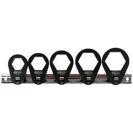 KS TOOLS 150.9585 - Jeu de clés à douille mâle 3/8", extra plates (5 pcs)