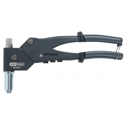 KS TOOLS 150.9619 - Pince à rivets, tête pivotante 360°
