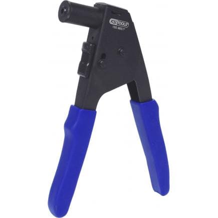 KS TOOLS 150.9650 - Jeu de pinces à rivets en plastique, avec rivets (41 pcs)