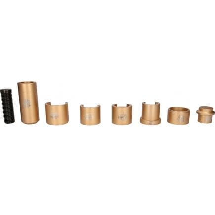 KS TOOLS 440.0390 - Jeu d'outils universels pour le remplacement d'écrous de roues sur camions (8 pcs)