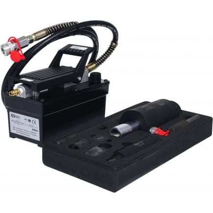 KS TOOLS 440.9991 - Unité hydraulique 16 t avec pompe pneumatique/hydraulique (13 pcs)