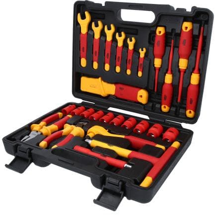 KS TOOLS 117.1895 - Set d'outils isolés pour véhicules électriques et hybrides (26 pcs.)