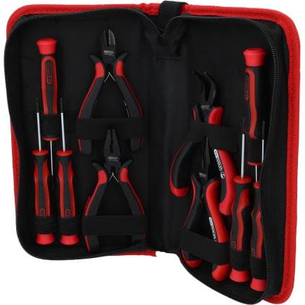 KS TOOLS 500.7220 - Coffret de pinces et tournevis électroniques (10 pcs.)