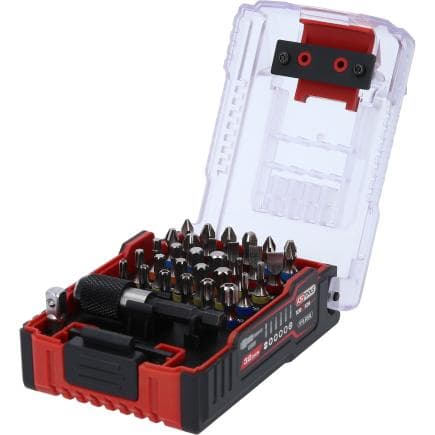 KS TOOLS 515.6932 - Set d'embouts TORSIONpower 1/4" aux couleurs de la visseuse sans fil eMONSTER (32 pcs.)