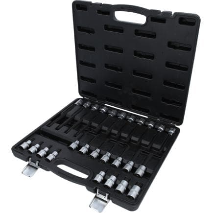 KS TOOLS 911.4540 - Jeu de douilles à embout 1/2" pour vis à denture multiple (XZN) (26 pcs.)