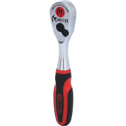 KS TOOLS 935.1495 - 1/4" Cliquet réversible porte-embouts Monster 72 dents 125mm