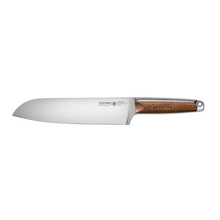 KUKKO 90-205-200 - Santokumesser mit poignée en bois de noyer