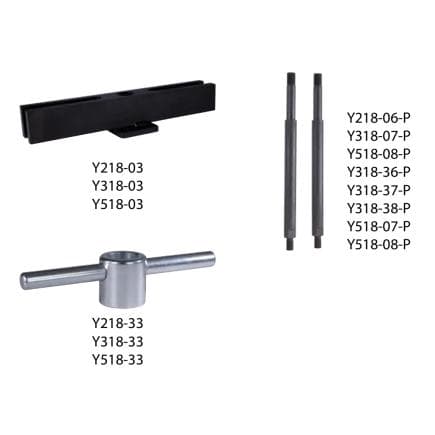 KUKKO Y518-04 - Matériel de fixation pour 1 paire de boulons de tension