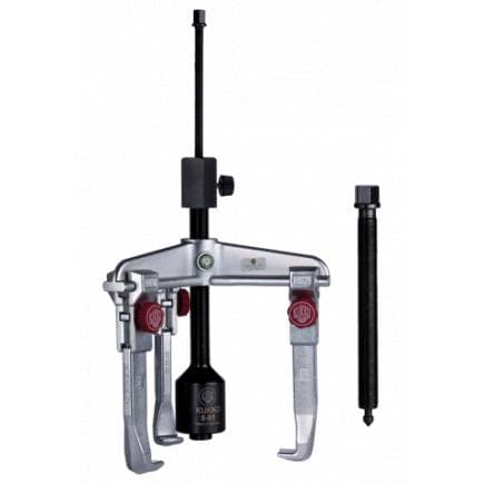 KUKKO 30-2+B - Extracteur universel à 3 bras à mâchoires à réglage rapide et vis hydraulique longue