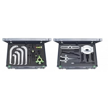 KUKKO 845-858 - Jeu d'extracteurs hydrauliques universels avec mâchoires à centrage automatique et séparateur