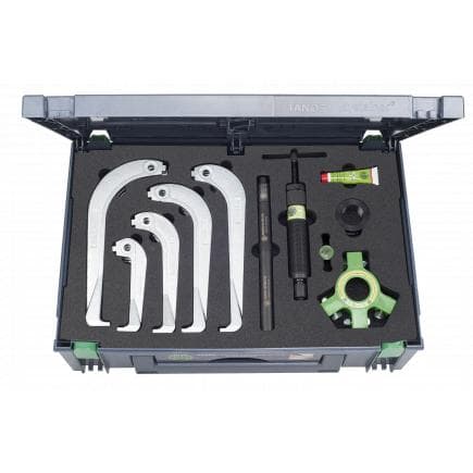 KUKKO 845-851 - Jeu de « 10 extracteurs » hydrauliques à mâchoires à centrage automatique