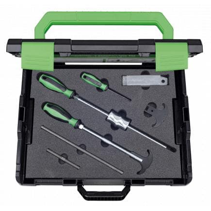 KUKKO K-222-1/7 - Kit d'extraction anneau d'étanchéité (bagues d'étanchéité) dans une mallette