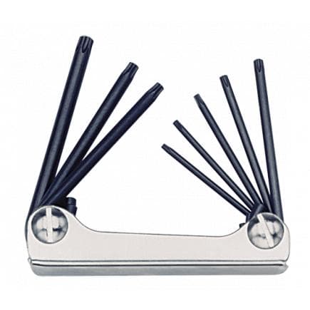 KUKKO 212-258 - Jeu de clés Allen avec support de poche TORX®