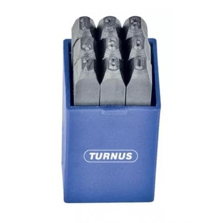 KUKKO 330-003R - Jeu de poinçons avec chiffres gravés en italique (9 pièces)