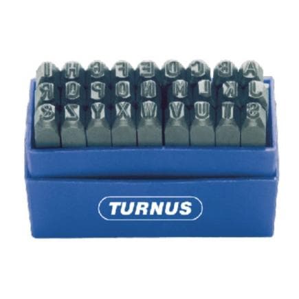 KUKKO 331-002V - Jeu de poinçons avec lettres tête trempée (27 pièces)
