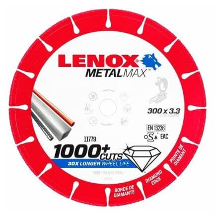 LENOX 2030941 - Disques à tronçonner diamantés Metalmax