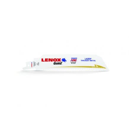 LENOX 21060656GR - Lame GOLD® POWER ARC™ courbe pour scie sabre, pour bois